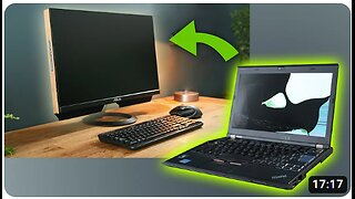 Transform a Damaged Laptop into an ALL-IN-ONE desktop PC