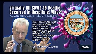 Virtually All COVID-19 Deaths Occurred In Hospitals!