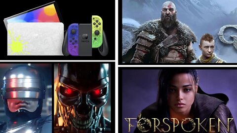 New Switch OLED | Terminator & Robocop Games | GOW 5 dated | Plus Other News