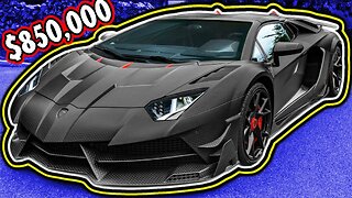 $850,000 Full Carbon Lamborghini Aventador