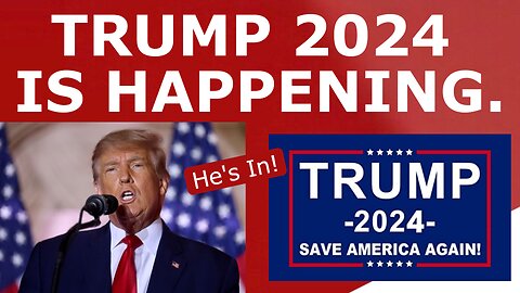 HE'S OFFICIALLY RUNNING! - Trump Announces 2024 Presidential Bid, What Happens Next?