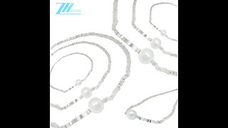 Pearl Choker Single Pearl Necklace Dainty Pearl Necklace for women20231207-07-08