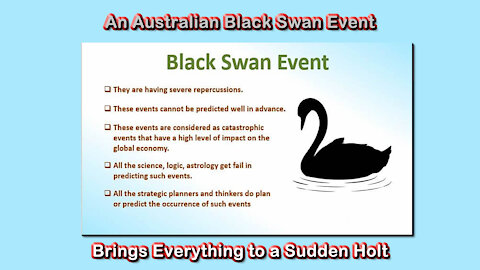 2021 AUG 23 An Australian Black Swan Event Brings Everything to a Sudden Holt