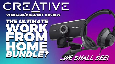 Creative Work From Home Bundle: Webcam/Audio Headset (Tech Review)