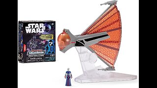 Star Wars Micro Galaxy Squadron Asajj Ventress’s Ginivex Starfighter Mystery Bundle Unboxing