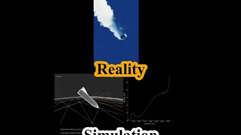 SpaceX Starship SN8 Reality VS Simulation - Starship SN8 Successful Explosion