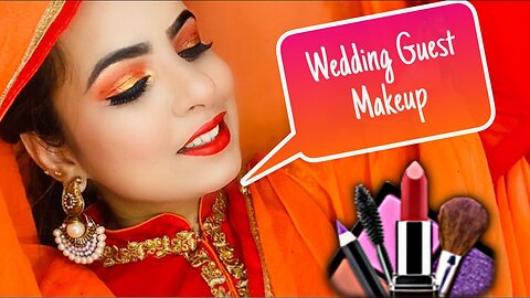 Traditional Wedding Guest Makeup Tutorial Using Liquid Lipstick For Eye Makeup💄 | [EP-24]
