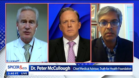 Omicron & Boosters: Dr. McCullough & Dr. Bhattacharya Talk with Sean Spicer