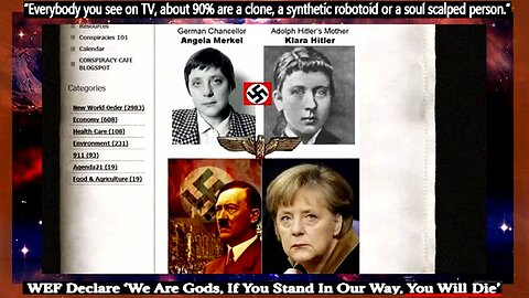 MERKEL IS HITLER'S DAUGHTER AND BOTH OF THEM ARE ROTHSCHILDS...