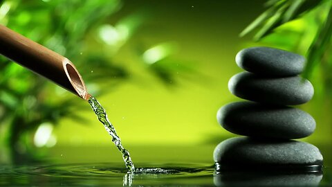 10 Hours of Soothing Bamboo Fountain and Flowing Water Sounds for Deep Relaxation and Focus