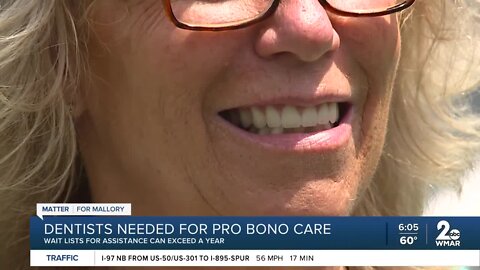 Dentists needed for pro bono care