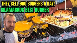 Pakistan’s ULTIMATE Cheesy Burger | Islamabad 🇵🇰 (Hamza Bhatti Loved This Place!)