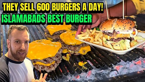 Pakistan’s ULTIMATE Cheesy Burger | Islamabad 🇵🇰 (Hamza Bhatti Loved This Place!)