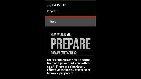 UK Government Issue Warning For People To PREP FOOD & SUPPLIES!