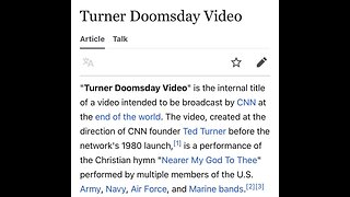 Ted Turner (Founder of CNN), Kamala Harris, and the video that will be aired on CNN on Armageddon…