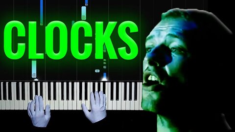 Clocks - Coldplay | EASY Piano - Hands Tutorial