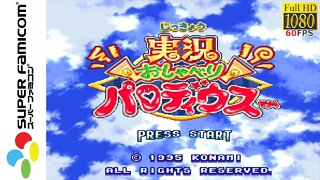 Jikkyou Oshaberi Parodius - Super Famicom (Full Game Walkthrough)