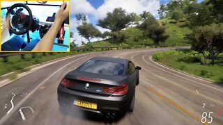 BMW M6 COUPE - FORZA HORIZON 5 GAMEPLAY - Steering Wheel + Shifter G29