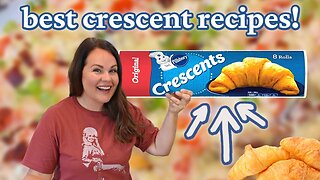 5 OF THE BEST RECIPES USING CRESCENT ROLL DOUGH | Even kids can make them!