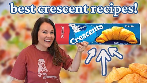 5 OF THE BEST RECIPES USING CRESCENT ROLL DOUGH | Even kids can make them!