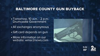 Baltimore County Police hosting gun buyback event