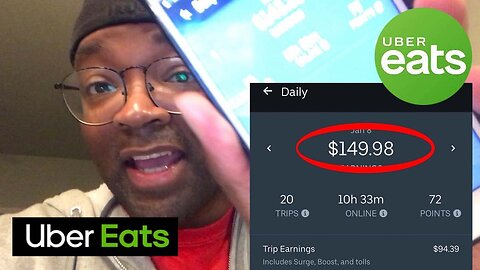 UBER EATS TWO DAY QUEST PROMO I Made___? | Honest Daily Earnings Review