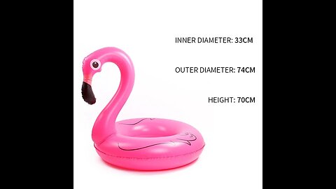Flamingo Inflatable Swimming Ring for Adult Baby Swimming laps Floating Ring