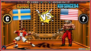 The King of Fighters '95 (H3llB0i Vs. KOFSINCE94) [Sweden Vs. U.S.A]