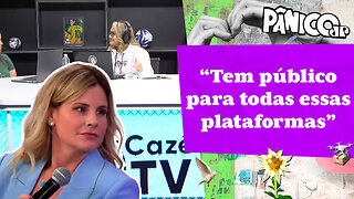 JANAINA XAVIER DÁ OPINIÃO SOBRE LOCUÇÃO FEMININA NO FUTEBOL E DOMÍNIO DOS STREAMINGS NA COPA DE 22