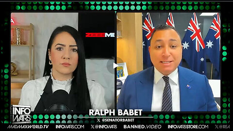 Maria Zeee & Senator Babet on Infowars Australian Threatens