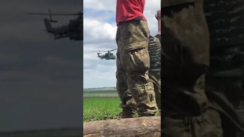 05/15/2022 Helicopter Mi-24 of the Ukrainian Air Force, still there