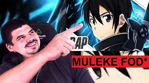 REACT Rap do Kirito Sword Art Online Até o Último Andar Basara - MELHOR DO MUNDO