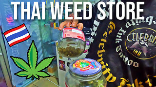 Checking Out A Weed Store In Rural Thailand | Candyz | Surin, Thailand