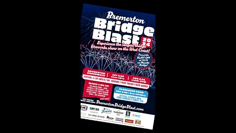 Largest West Coast Bridge Fireworks- 4th of July 2024