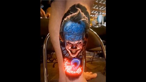 .НЕОНОВЫЕ 3D ТАТУИРОВКИ.NEON 3D TATTOOS.