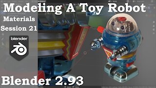 Modeling A Toy Robot, Materials, Session 21