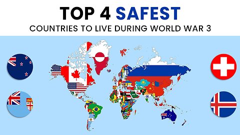 World War 3 Safe Havens Revealed! 🌍🛡️ Top 4 Countries to Secure Your Future | Fact Finder