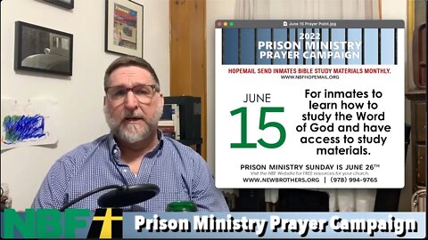 Prison Ministry Prayer Campaign 2022 - Day 15