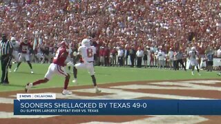 OU suffers largest-ever defeat to Texas