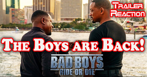 Bad Boys 4 Ride or Die Trailer Reaction. #BadBoys #WillSmith #MartinLawrence #RideorDie