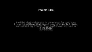 Psalms Chapter 31