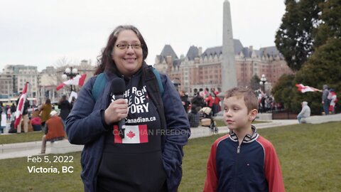 Victoria, BC Interview with Protesters | video 7