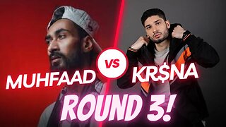 KR$NA VS MUHFAAD ROUND 3 | Muhfaad - Moksh (REACTION)