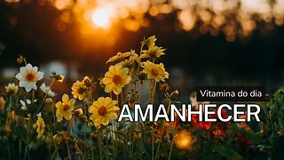 Vitamina do dia, amanhecer