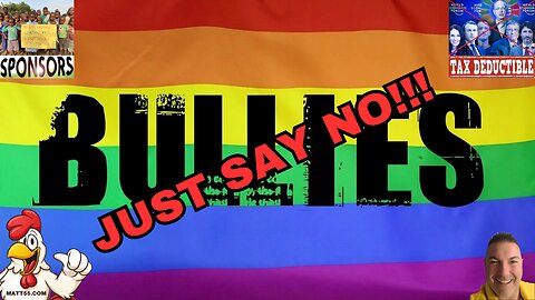 LGBTQ ARE HIRED BULLIES: FUNDED BY GEORGE SOROS, BLACKROCK, BIG PHARMA, AND VANGUARD. JUST SAY NO!!!