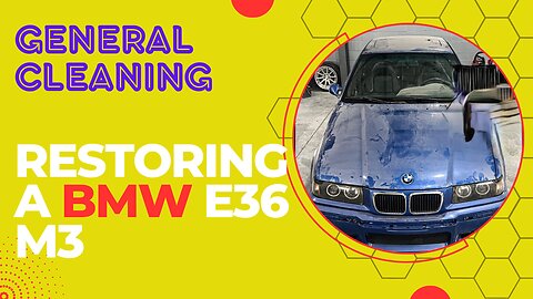 Restoring An ABANDONED BMW E36 M3 Bought at Auction!