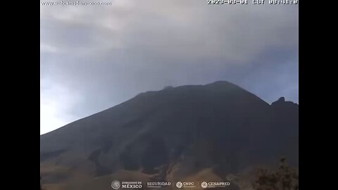 Popocatépetl volcano in Mexico is erupting