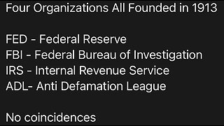 🔵The Destruction of America Part 2. How they administer your estate from 1933 till now.