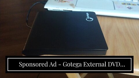 Sponsored Ad - Gotega External DVD Drive, USB 3.0 Portable CDDVD +-RW DriveDVD Player for La...
