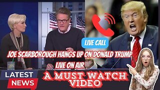 Joe Scarborough hangs up on Donald Trump live on air